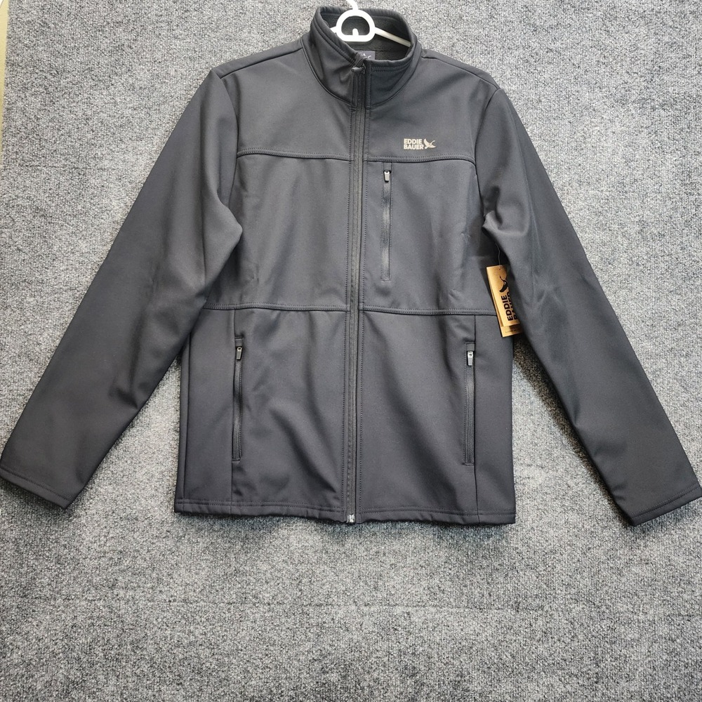 NWT Eddie Bauer Men's Softshell Fleece Lined Jacket Gorpcore Outdoor Full Zip S